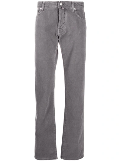 Jacob Cohen Straight-leg Jeans In Grey