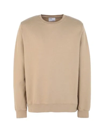 Shop Colorful Standard Sweatshirt In Sand