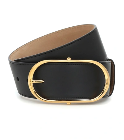 Dolce & Gabbana Leather Belt In Black