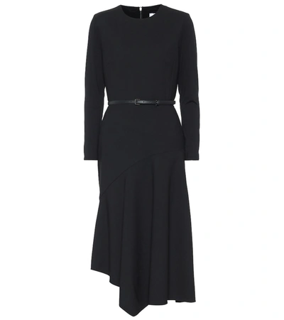 Max Mara Giulio Belted Midi Dress In Black