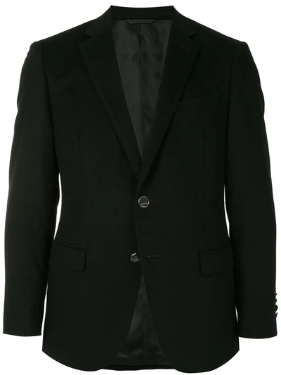 D'urban Fitted Single-breasted Blazer In Black