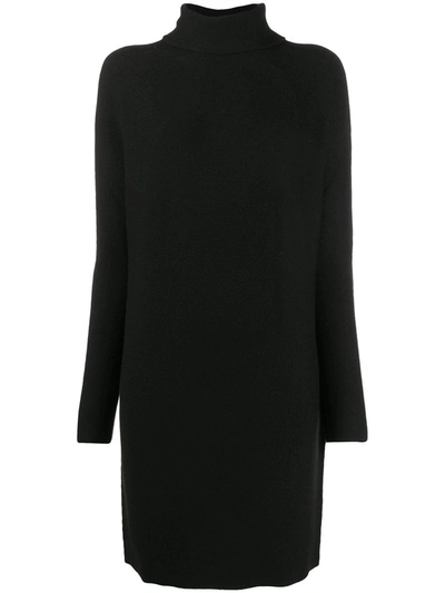 Christian Wijnants Roll Neck Jumper Dress In Black