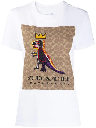 Coach X Jean-michel Basquiat Cotton T-shirt In White