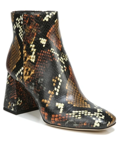 Circus By Sam Edelman Women's Kate Square-toe Booties Women's Shoes In Warm Spice Multi