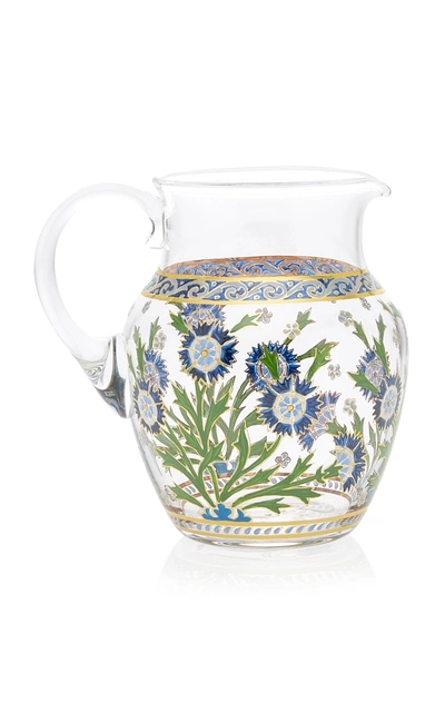 Lobmeyr Exclusive Persian Glass Pitcher No.4 In Blue