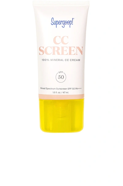 Supergoop ! Cc Screen 100% Mineral Cc Cream Spf 50 Pa++++ 110c 1.6 oz/ 47 ml