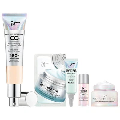 It Cosmetics Cc+ Cream With Spf 50+ Value Set Fair Light