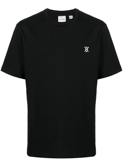 Daily Paper Amsterdam Logo-print T-shirt In Black