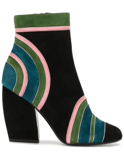 Pierre Hardy Astral Ankle Boots In Multicolour