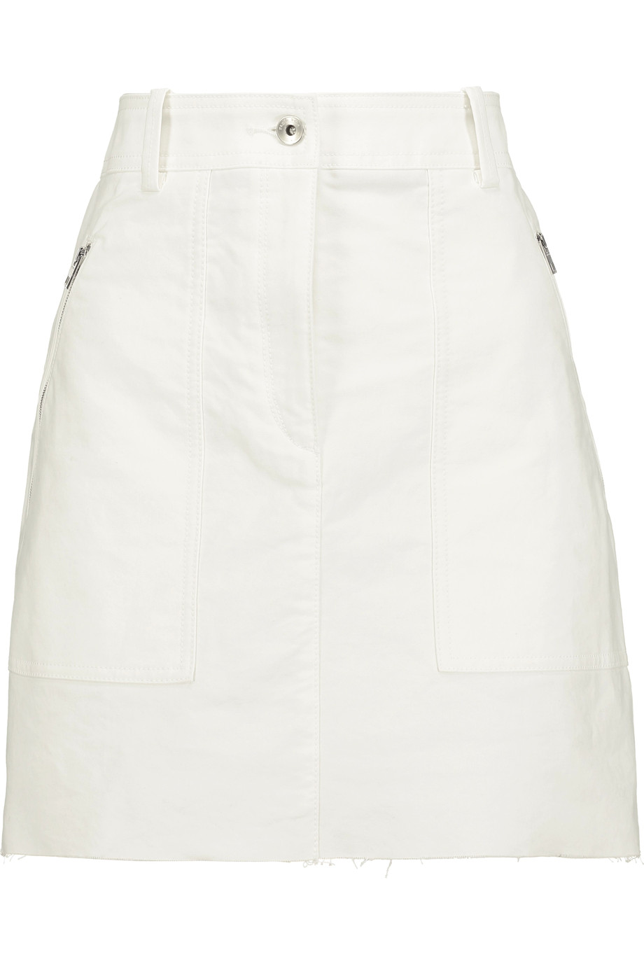 Rag & Bone Grace Cotton-twill Mini Skirt | ModeSens