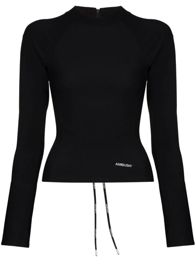 Ambush New Scuba Top With Logo In Black