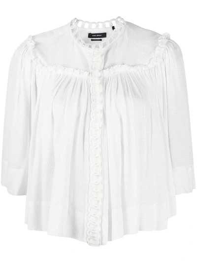 Isabel Marant Dahlia Blouse In White
