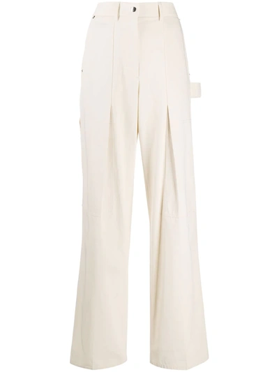 Helmut Lang High-rise Utility Trousers In Neutrals