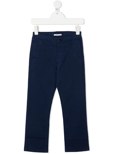 Knot Kids' James Straight-leg Trousers In Blue