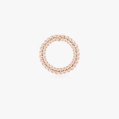 Shay 18k Rose Gold Essential Link Baguette Diamond Bracelet