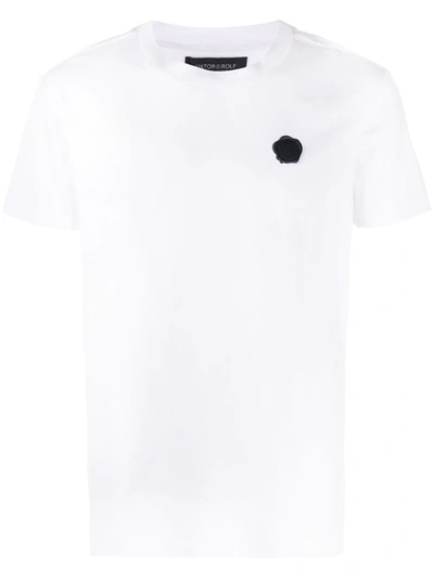 Viktor & Rolf Logo Stamp T-shirt In White