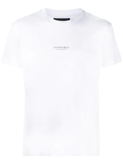 Viktor & Rolf Logo Print T-shirt In White