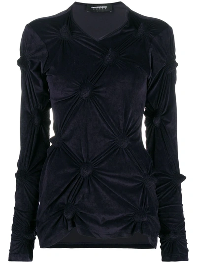Kiko Kostadinov Apex Motif Top In Blue
