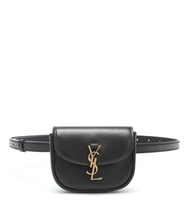 Saint Laurent Black-bronze Kaia Waist Bag | ModeSens