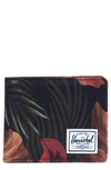Herschel Supply Co Roy Rfid Wallet In Tropical Hibiscus