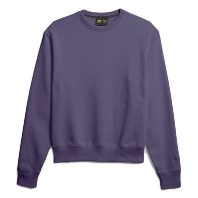 Pre-owned Adidas Originals  Pharrell Williams Basics Crewneck Sweatshirt Tech Purple