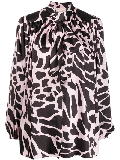 Alexandre Vauthier Blouse Blouse In Rose-pink Polyester