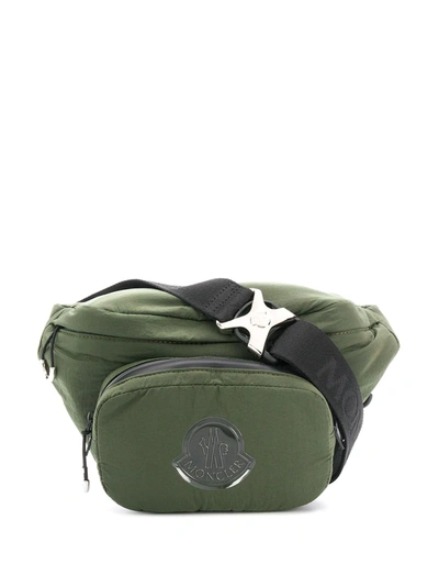 Moncler Khaki Durance Belt Bag In Green