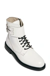 Allsaints Women's Brigade Buckled Booties In White