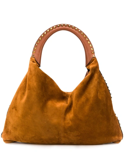 Valentino Garavani - Shoulder Bag Rockstud In Brown
