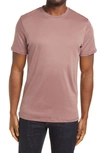 Robert Barakett Georgia Crewneck T-shirt In Dusty Pink