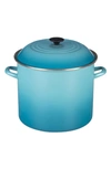 Le Creuset 10-quart Enameled Steel Stockpot In Caribbean