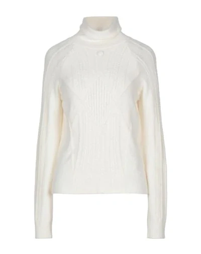 High By Claire Campbell Turtlenecks In White