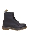 Dr. Martens 1460 Greasy Ankle Boots In Black