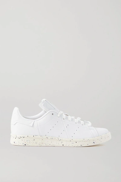 Adidas Originals Stan Smith Faux Leather Sneakers In White