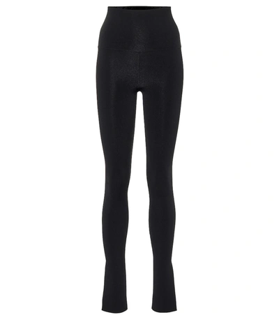 Khaite Roonie Stretch-knit Skinny Pants In Black