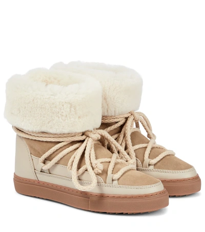 Inuikii Classic Shearling-lined Ankle Boots In Brown