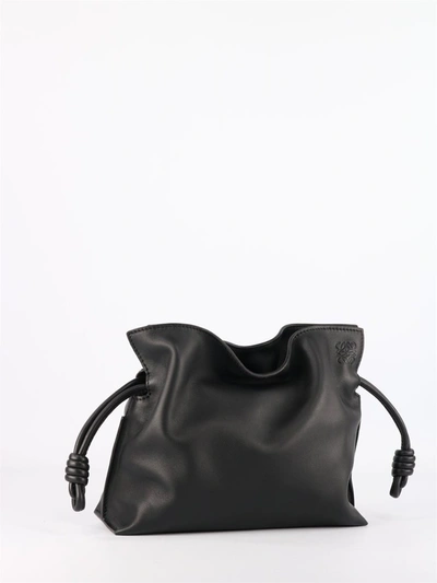 Loewe Flamenco Mini Clutch Bag In Black