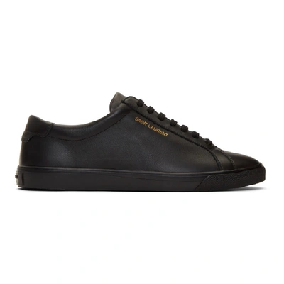 Saint Laurent Black Studded Andy Sneakers
