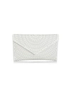 Alaïa Oum Vienne Laser-cut Envelop Clutch Bag In C010 Blanc Optiqu