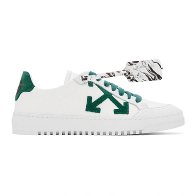 Off-white Off White 2.0 Sneakers In White - Green