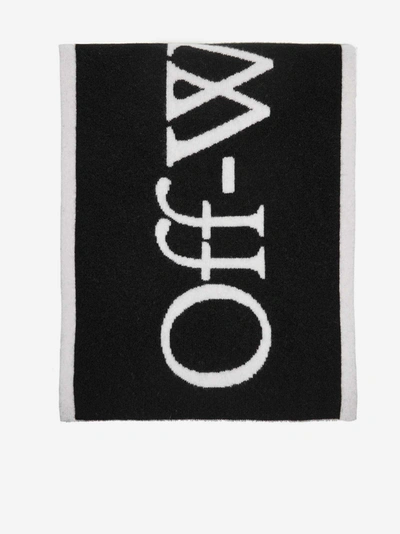 Off-white Logo Wool Scarf