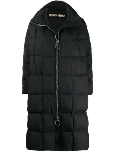 Ienki Ienki Pyramide Coat In Black
