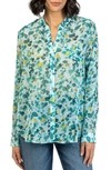 Kut From The Kloth Jasmine Top In Firenze-turquoise