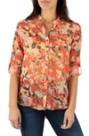 Kut From The Kloth Jasmine Top In Treviso-orange