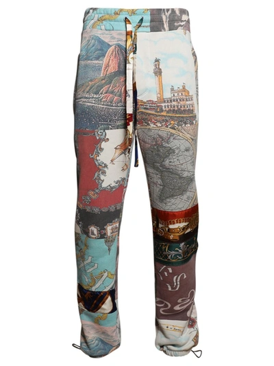 Amiri Souvenir Patchwork Printed Jogger Pants In Multicolor