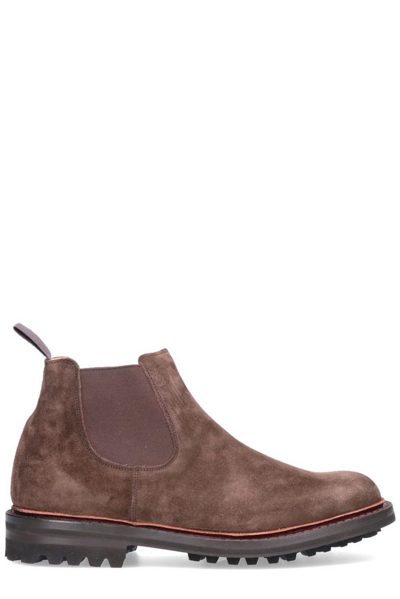 Church's Mccarthy Suede Chelsea Boots In Brown