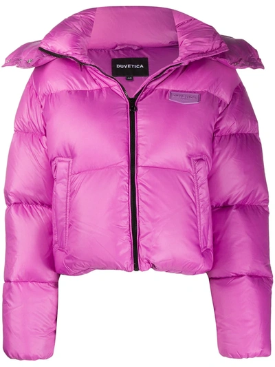 Duvetica Diadema Due Nylon Down Jacket In Purple