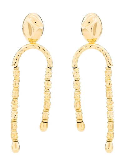 Monica Sordo 24kt Gold Plated Uricao Chandelier Earrings