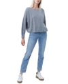 French Connection Moss Stitch Mozart Honeycomb Knit Sweater In Light Grey