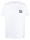 Carhartt Wavy State Graphic-print T-shirt In White,black